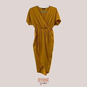 Sunshine yellow dress perfect for a summer wedding!